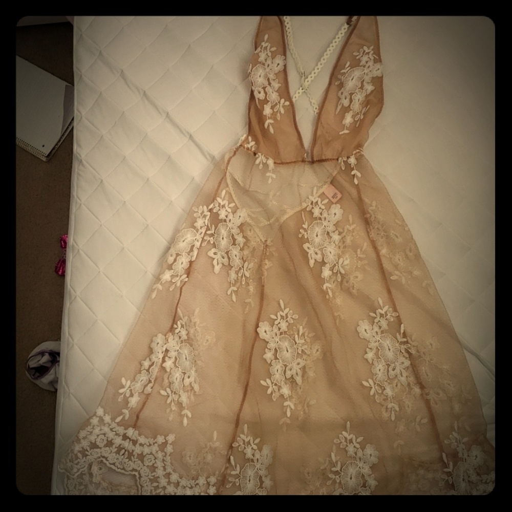 Victoria secret lace lingerie night gown